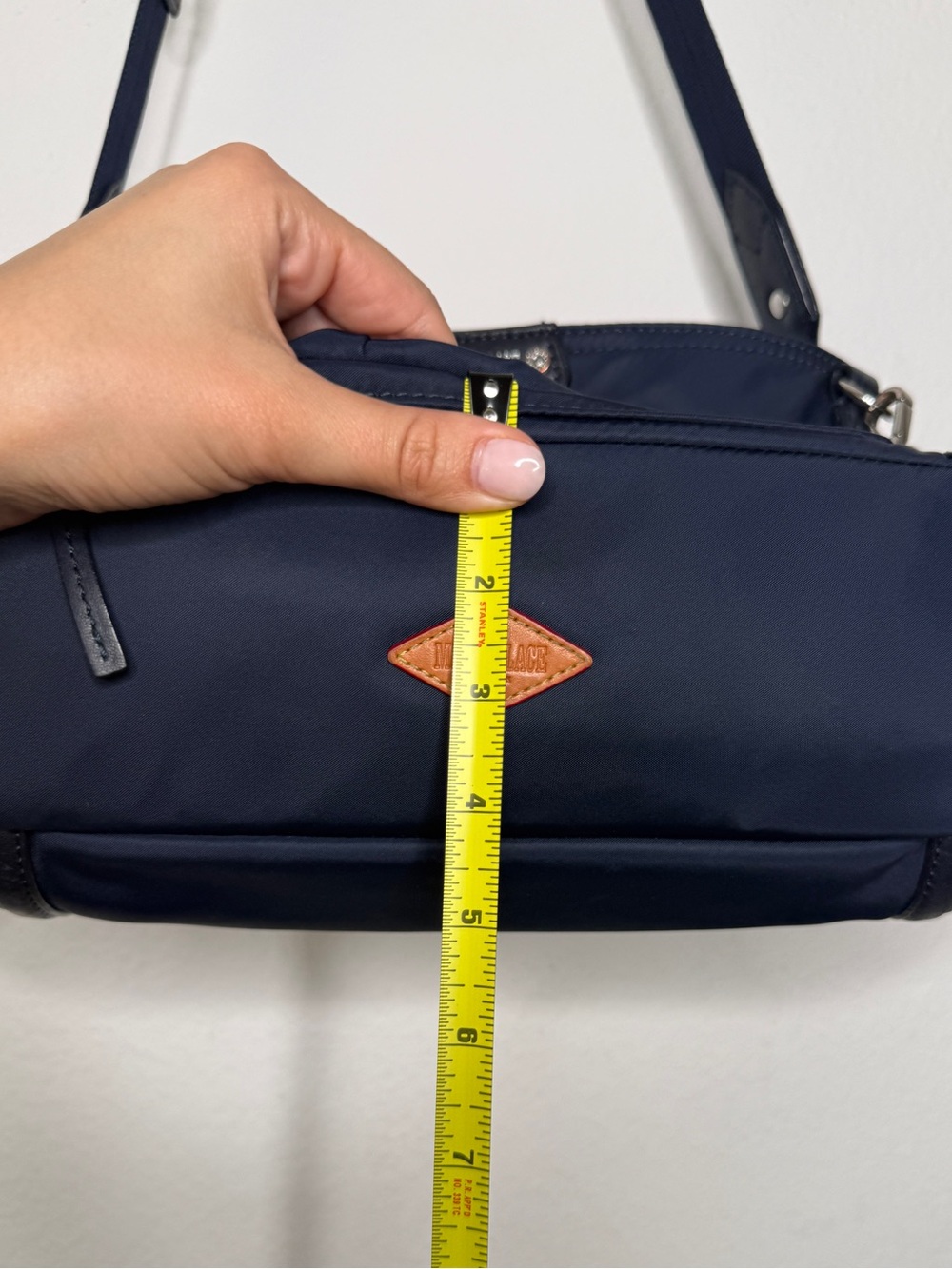 MZ Wallace Bag Nikki Nylon Silver Hardware Navy Size OS - Picture 14 of 15